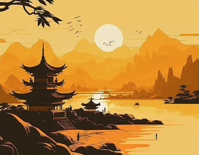 Midjourney古风绘画尝试